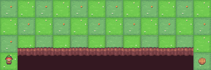 Grid with Cliff
